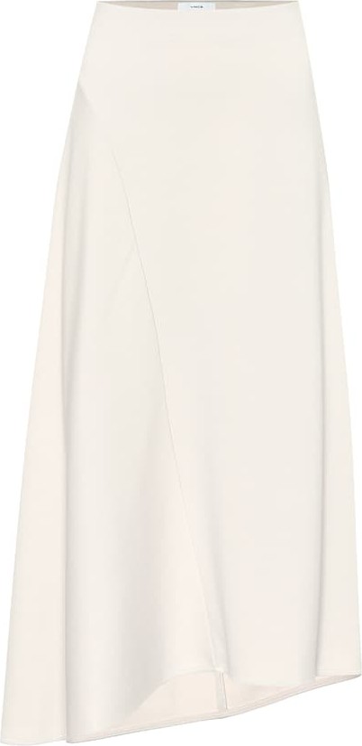 Vince Asymmetric midi skirt