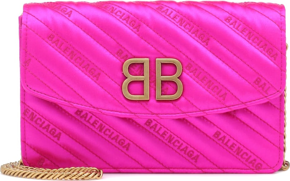 Balenciaga BB Chain satin shoulder bag