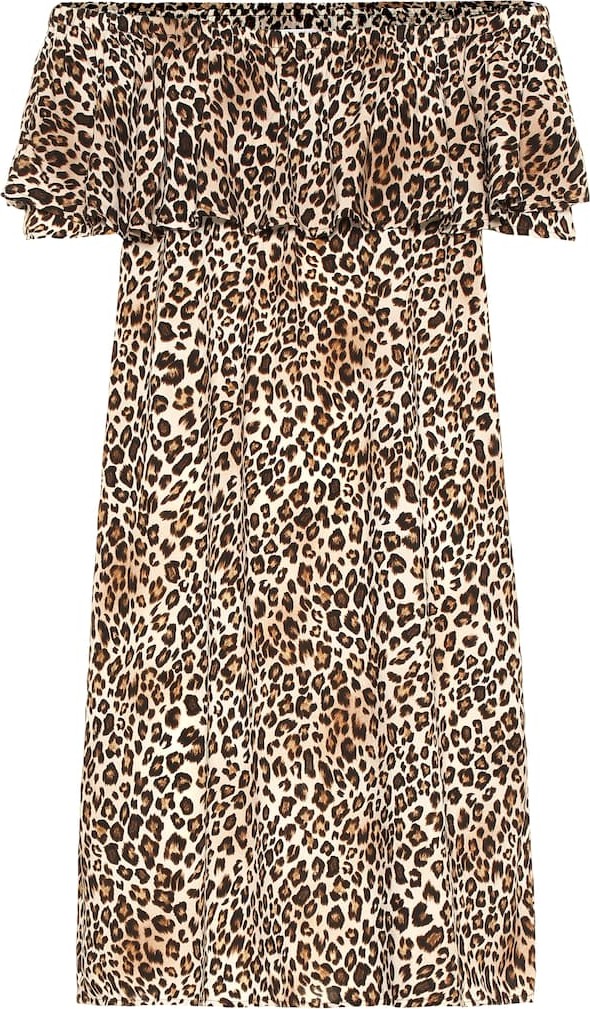Velvet By Graham & Spencer Taye leopard-print dress