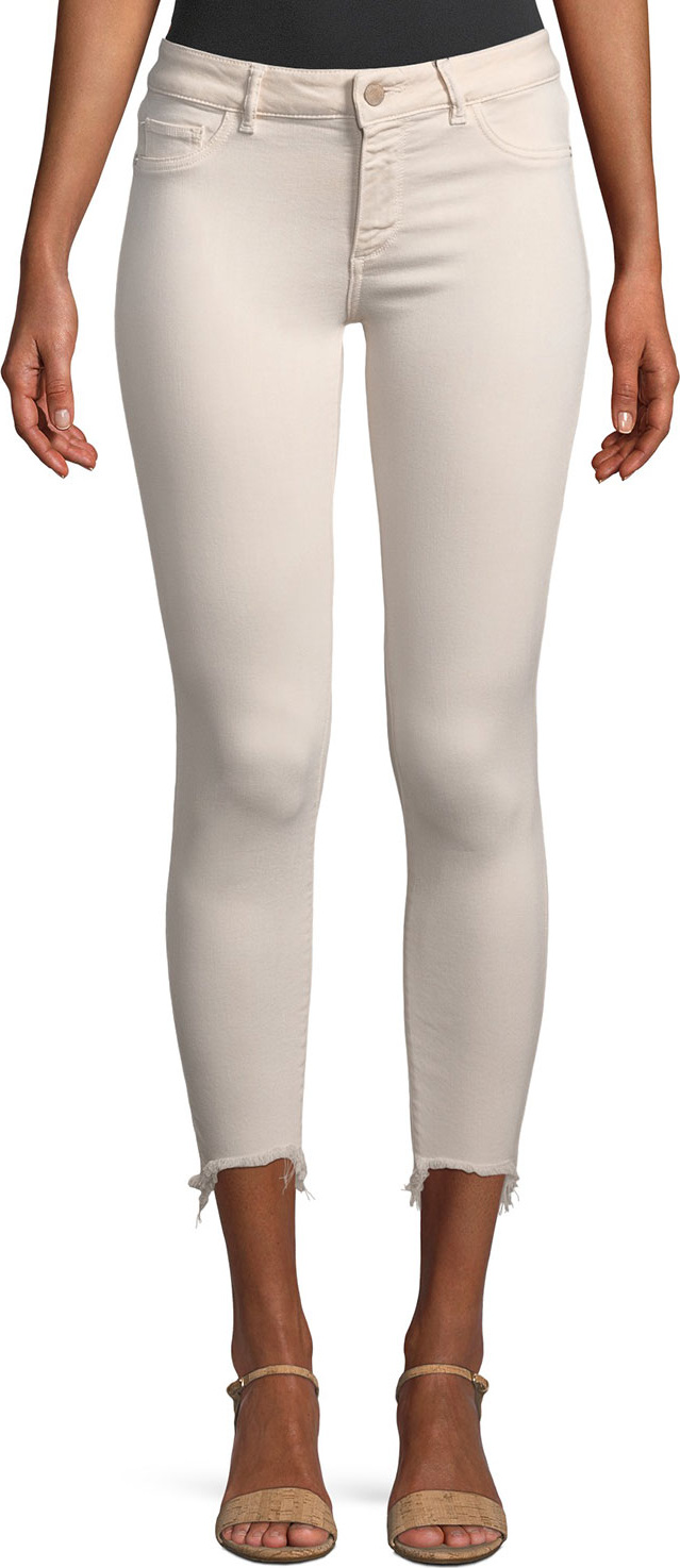 DL1961 Florence Mid-Rise Cropped Instasculpt Skinny Jeans
