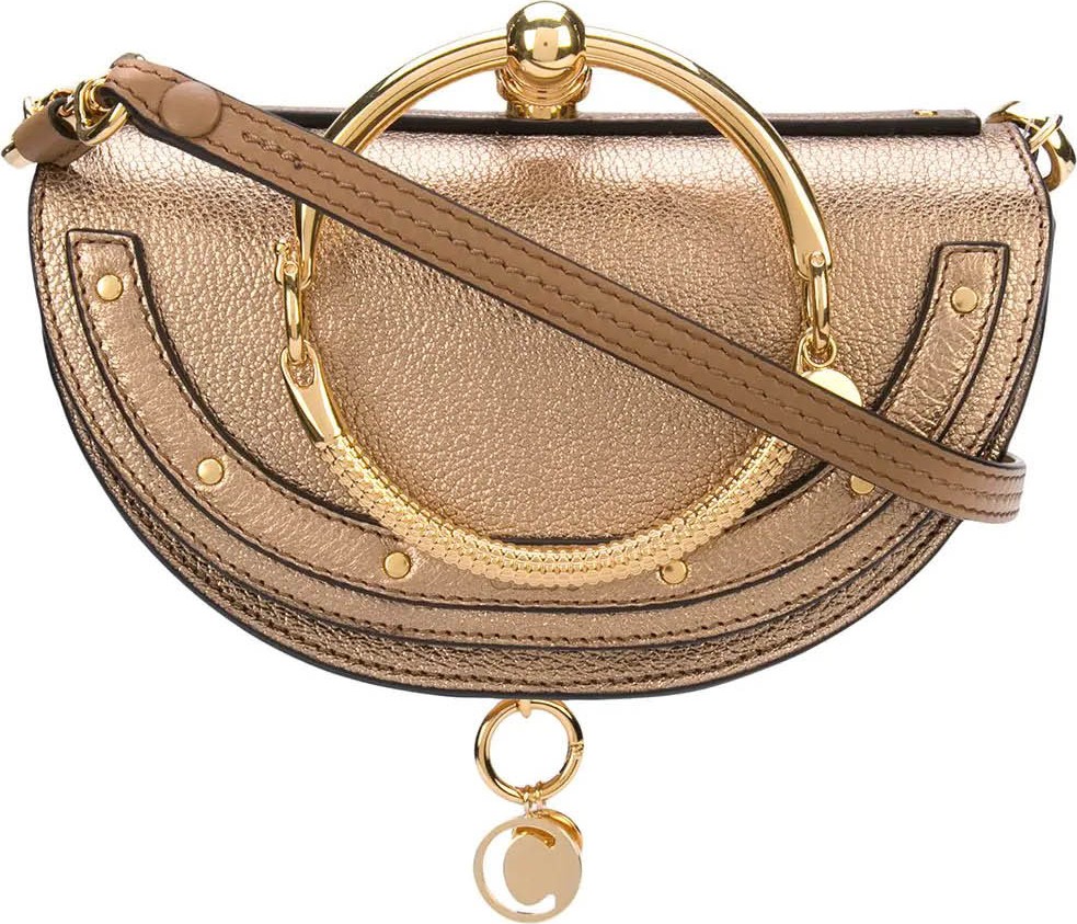 Chloe Bronze NILE MINAUDI'RE HANDBAG