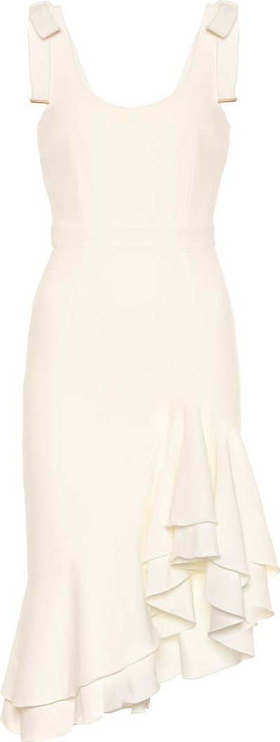 Rebecca Vallance De Jour asymmetric crêpe dress