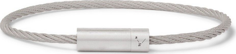 Le Gramme Le Câble 9 Brushed Sterling Silver Bracelet