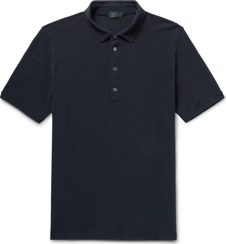 Incotex Slim-Fit Cotton-Piqué Polo Shirt