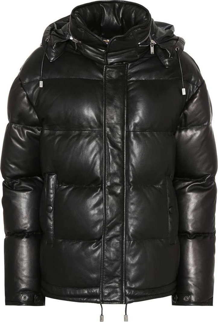 Saint Laurent Down leather jacket