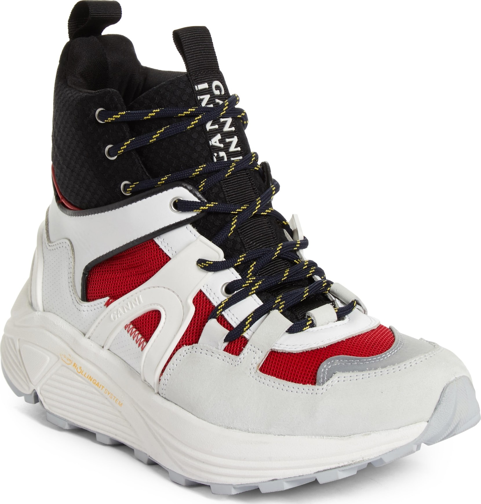 Ganni Brooklyn High Top Tech Sneaker