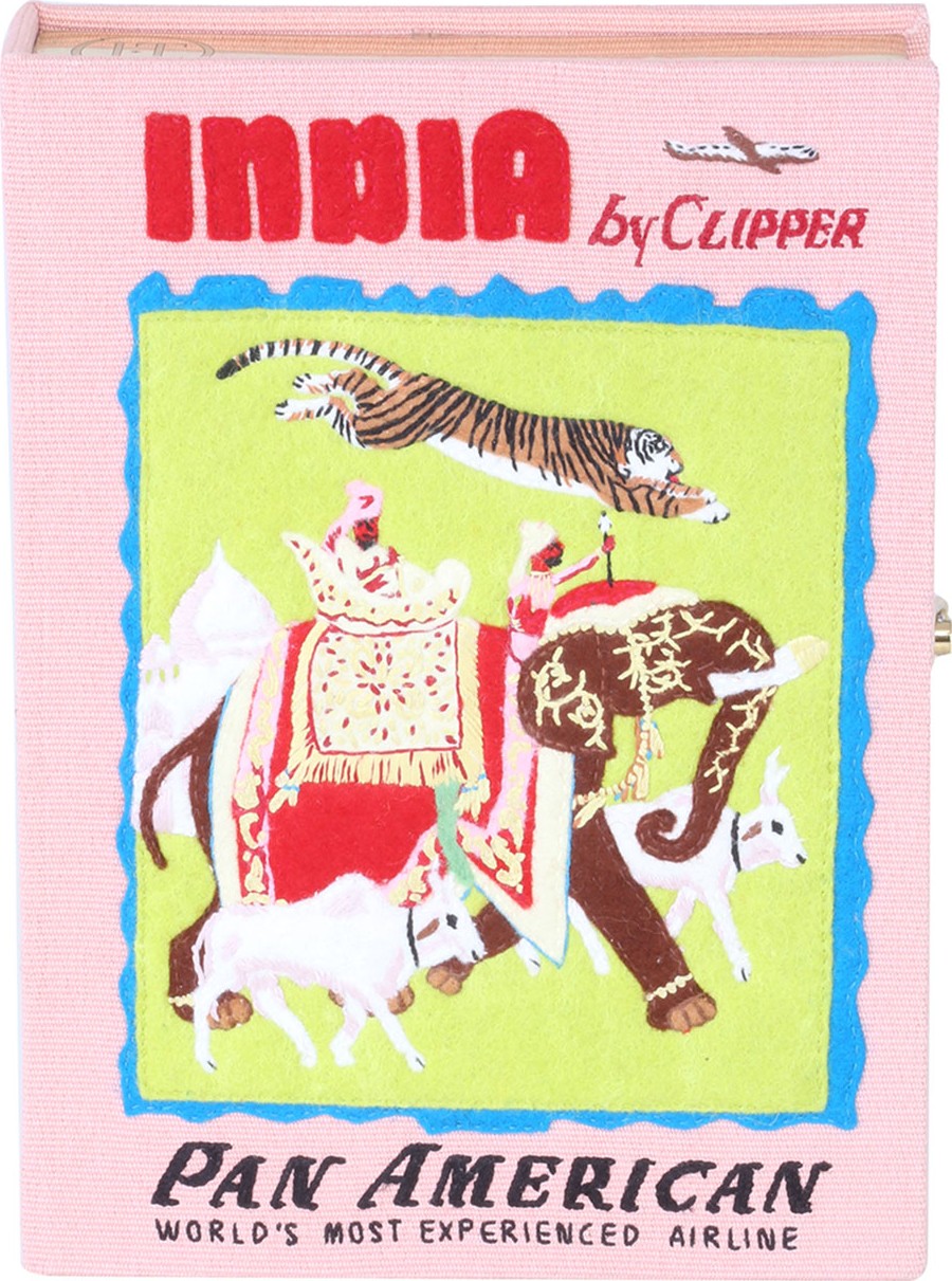 Olympia Le-Tan India Book Clutch Bag Olympia Le-Tan India Book Clutch Bag