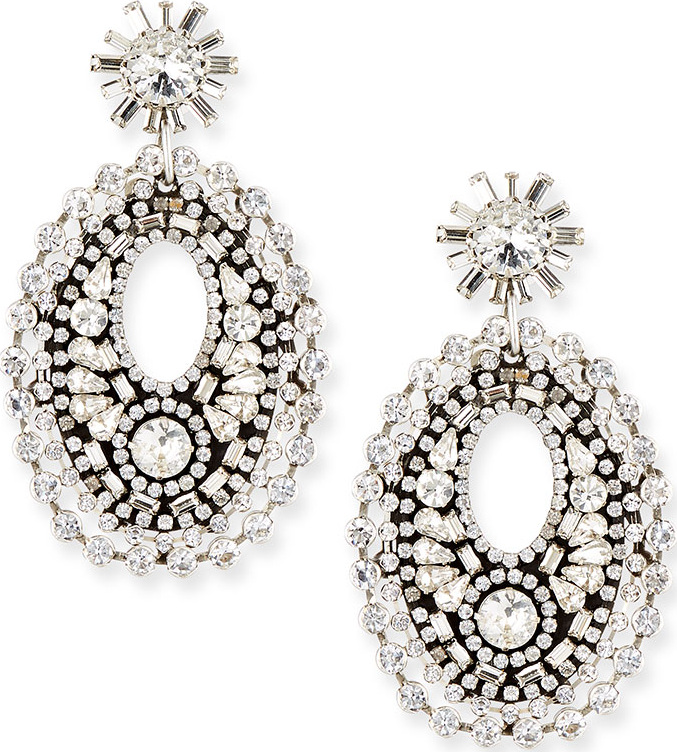 DANNIJO Mathilde Crystal Drop Earrings