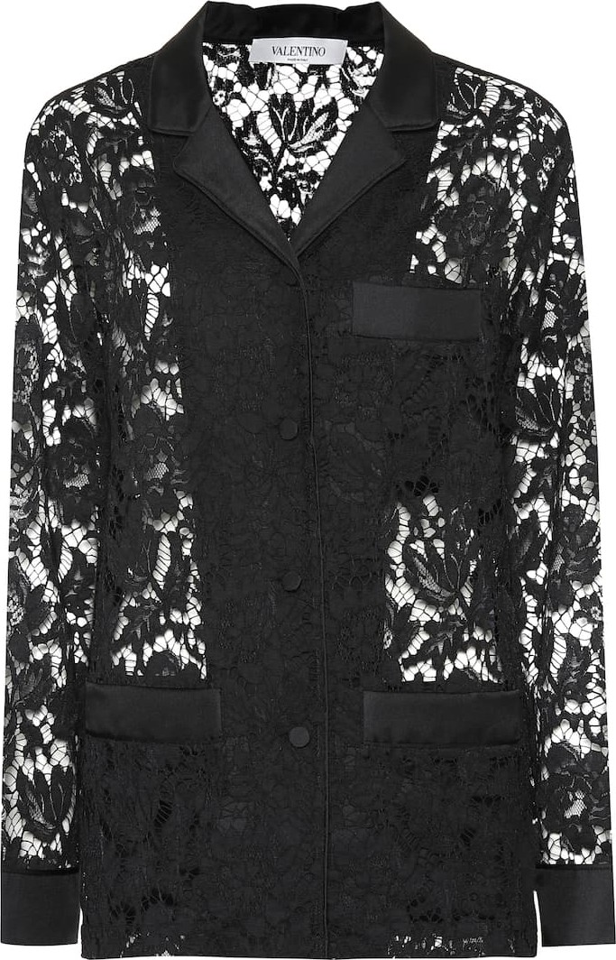 Valentino Lace pajama top