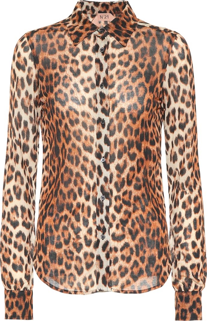 N°21 Leopard-printed shirt