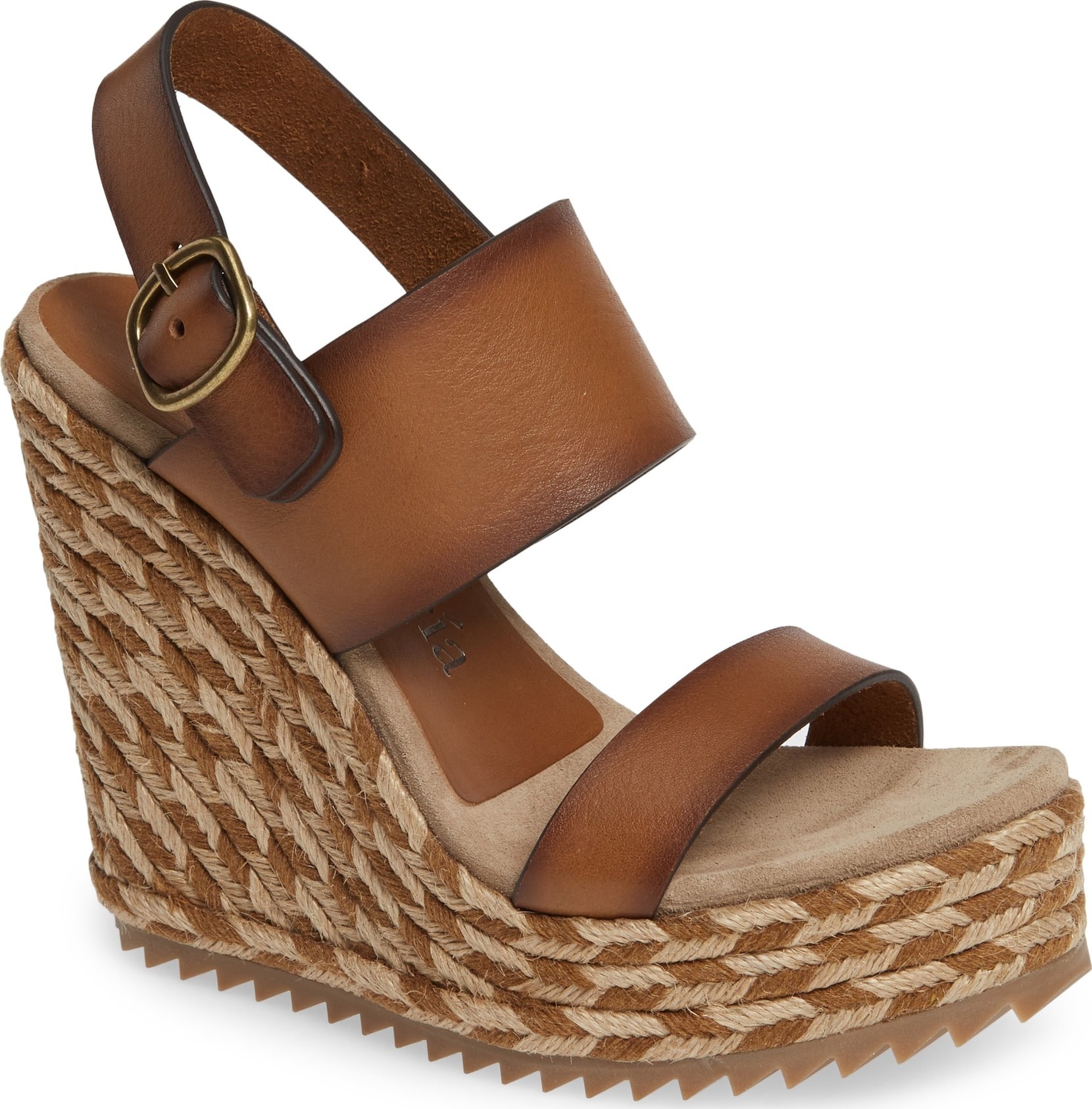 Pedro Garcia Tait Woven Wedge Sandal