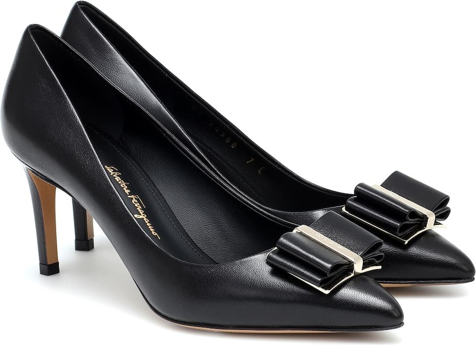 Salvatore Ferragamo Zeri 70 leather pumps