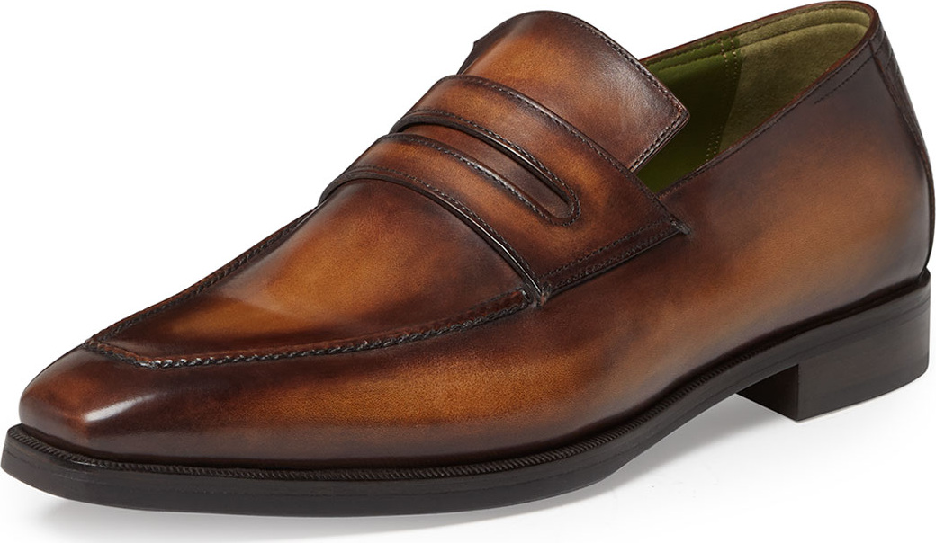 Berluti Andy Leather Loafer, Tobacco
