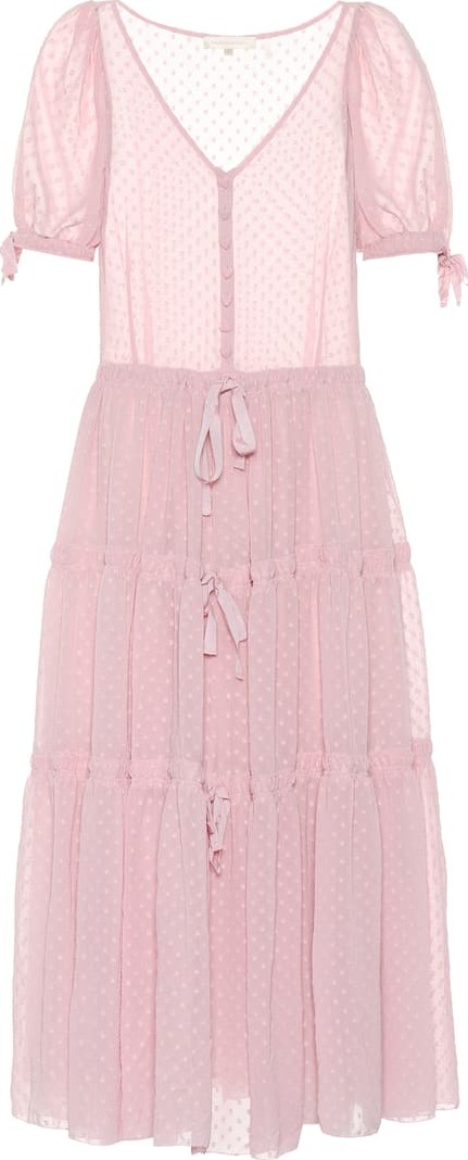 LOVESHACKFANCY Serena midi dress
