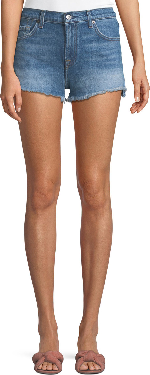 7 For All Mankind Cutoff Denim Shorts