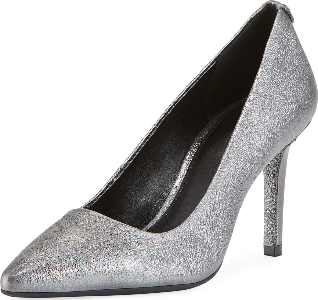 MICHAEL MICHAEL KORS Dorothy Flex Metallic Leather Pumps