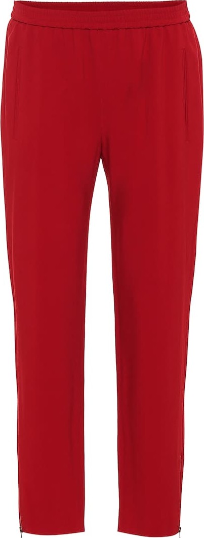 Stella McCartney Tamara cropped stretch cady pants