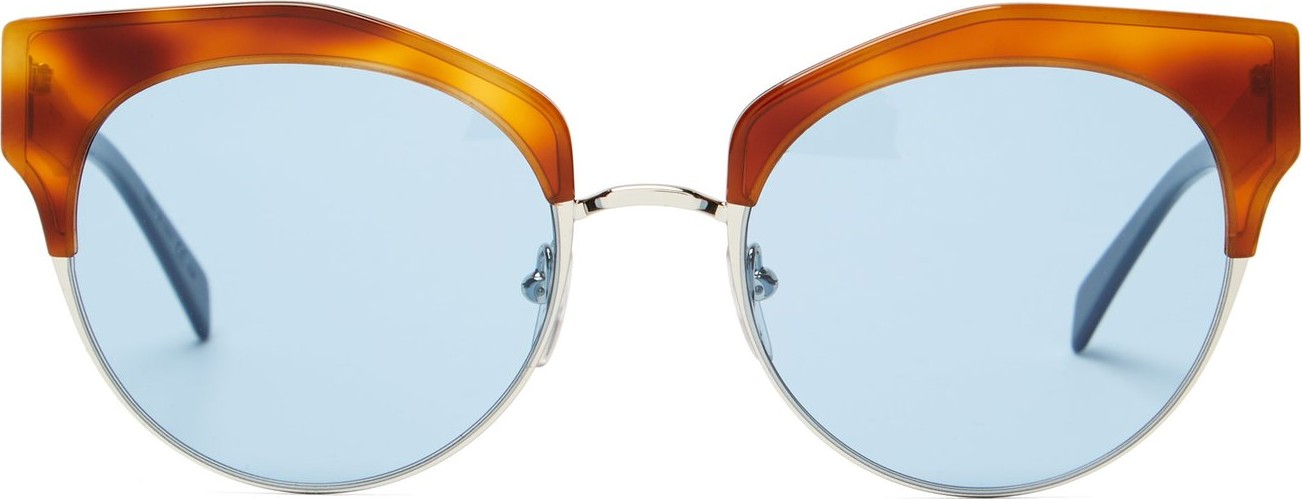 Marni Tortoiseshell-acetate and metal sunglasses