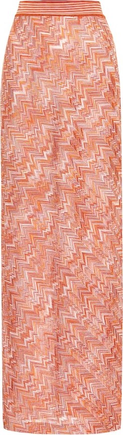 Missoni Crochet knit maxi skirt