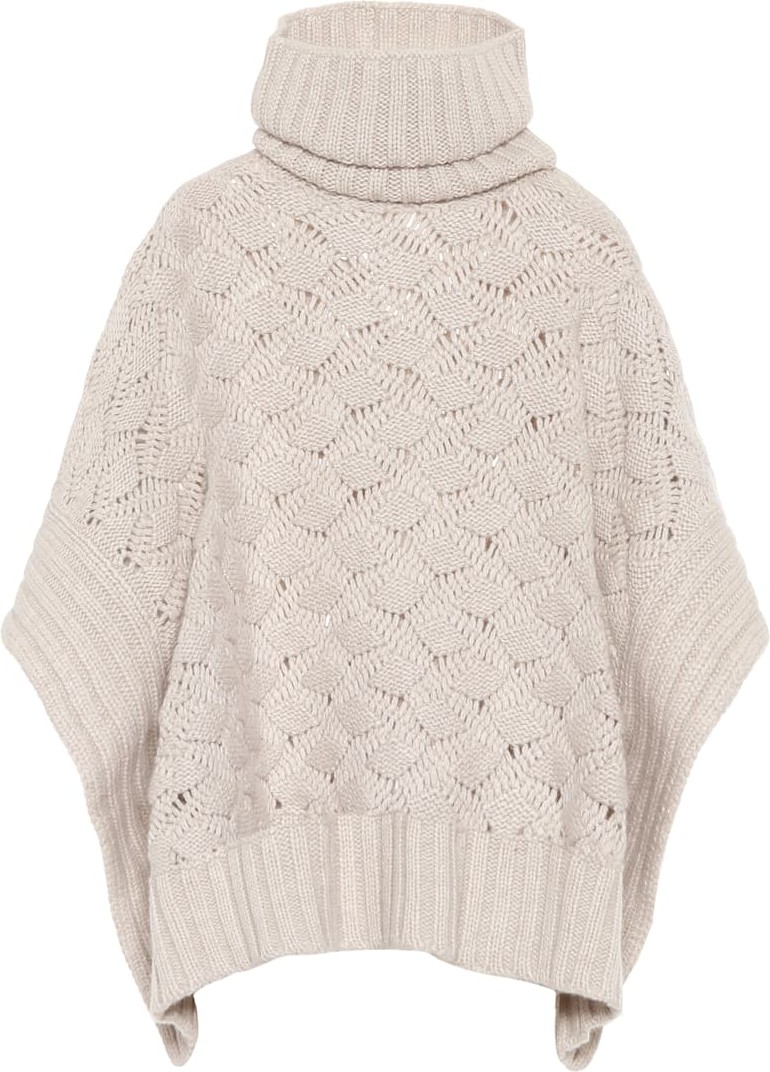 Loro Piana Cashmere roll-neck cape