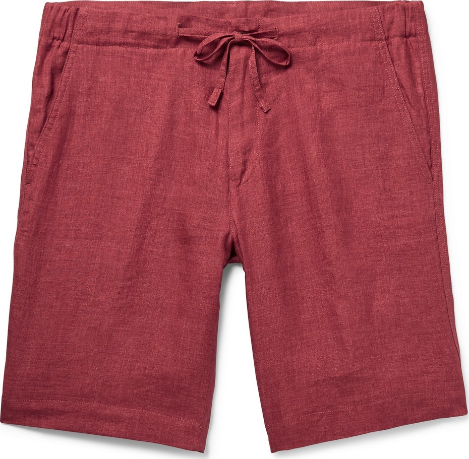 Loro Piana Slim-Fit Linen Drawstring Bermuda Shorts