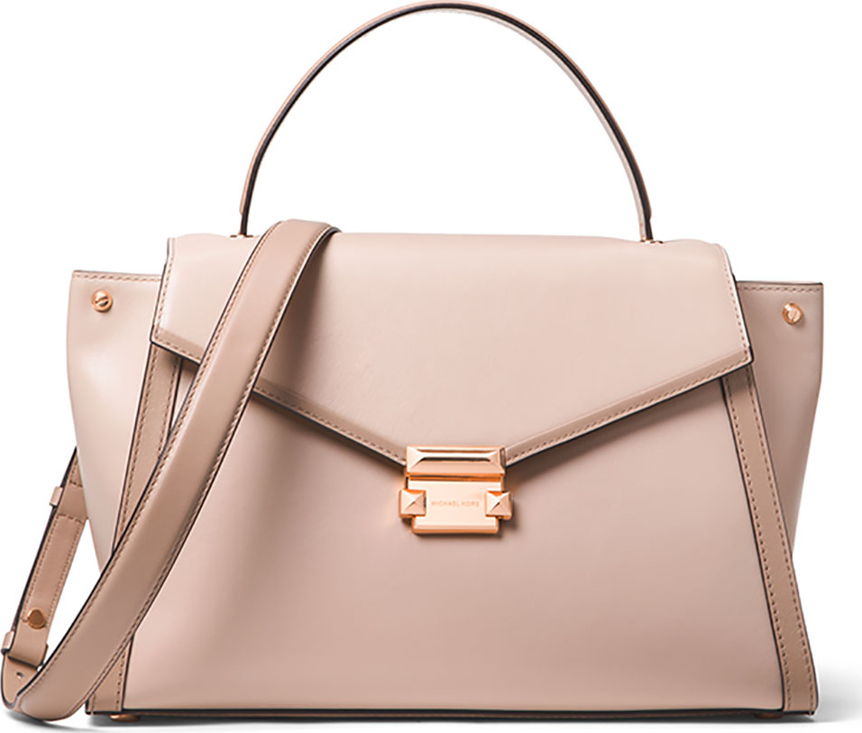 MICHAEL MICHAEL KORS Mercer Large Leather Top-Handle Satchel Bag