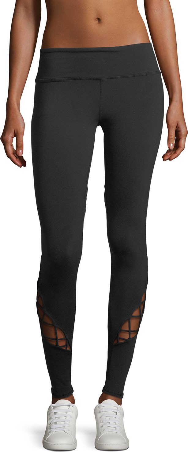 Alo Yoga Entwine Lace-Up Full-Length Leggings