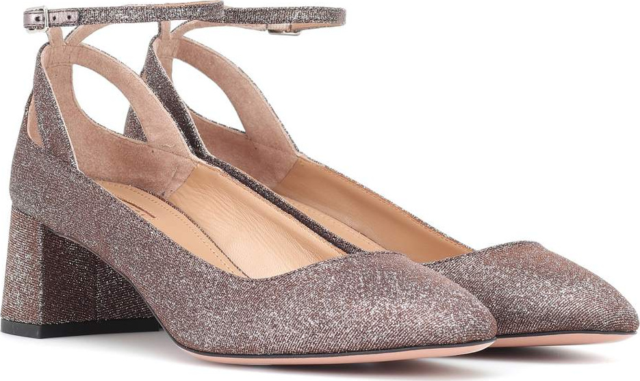 Aquazzura Rivoli 50 glitter pumps