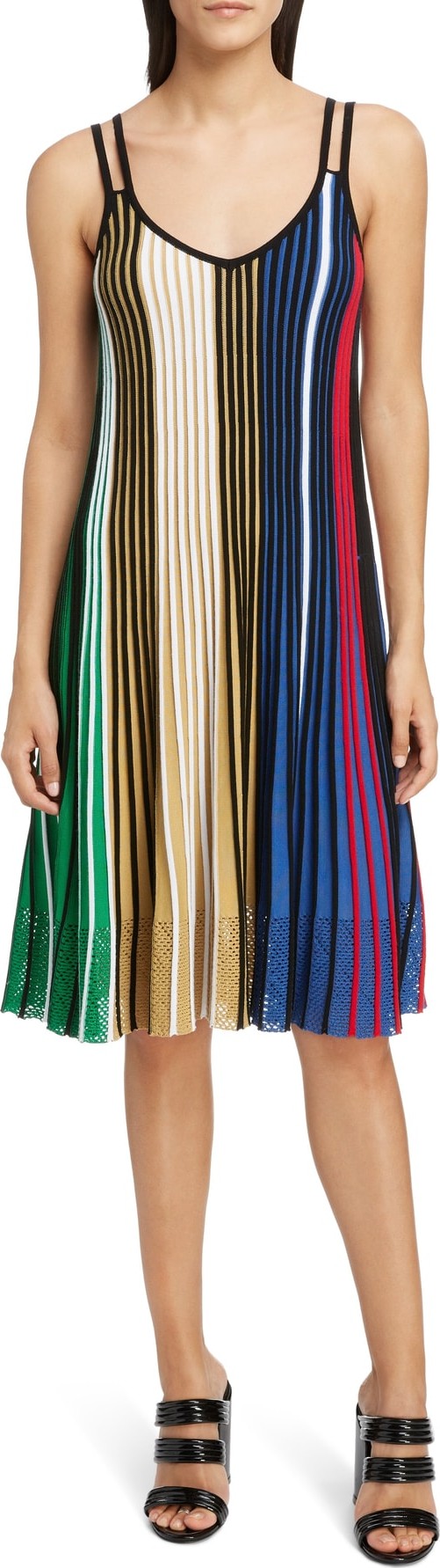 KENZO Pleated Rib Knit Skirt