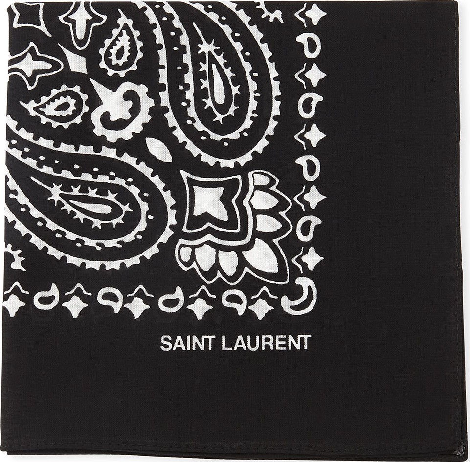 Saint Laurent Bandana Scarf