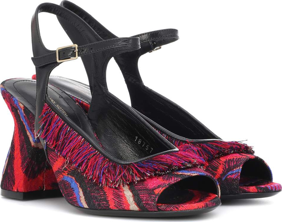 Dries Van Noten Embellished brocade sandals