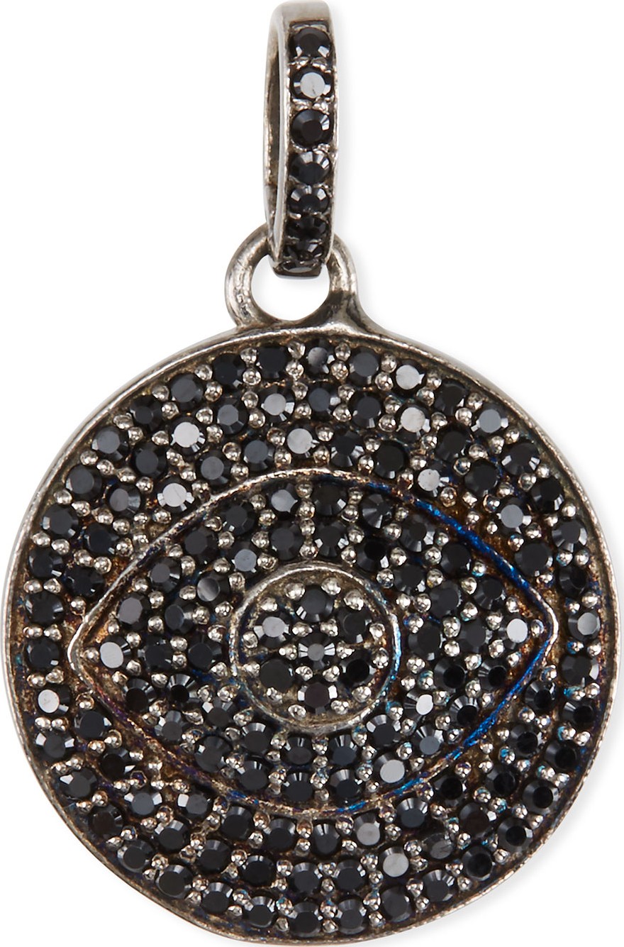 Margo Morrison Black Spinel Evil Eye Charm/Pendant