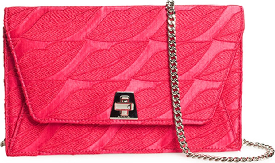 Akris Anouk Envelope Lips Embroidery Clutch Bag