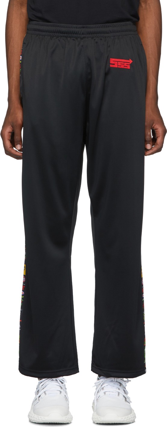 SSS World Corp Black Sponsors Track Pants
