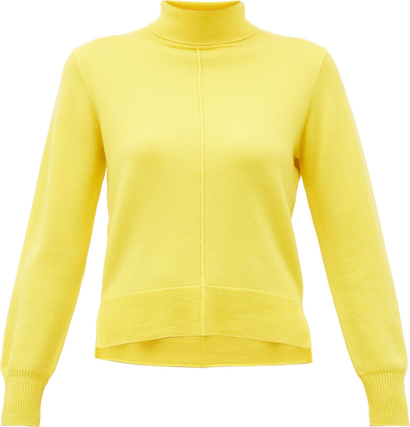 SEA Nora side-slit roll-neck wool sweater