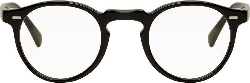 Oliver Peoples Black Gregory Peck Glasses