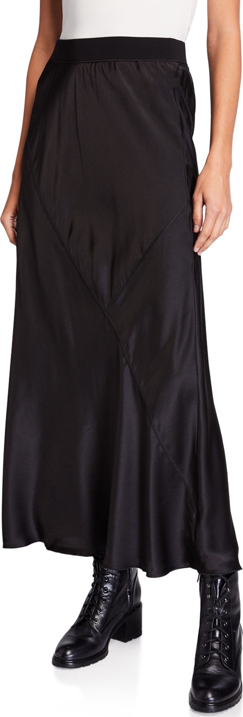 ATM Anthony Thomas Melillo Silk Ankle-Length Skirt
