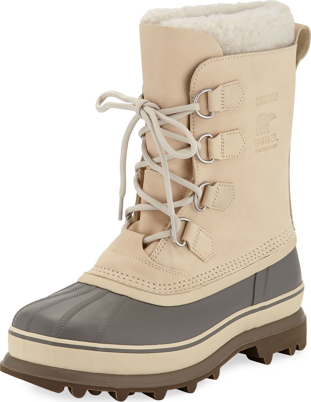 Sorel Men's Caribou Sherpa-Lined All Weather Waterproof Duck Boots