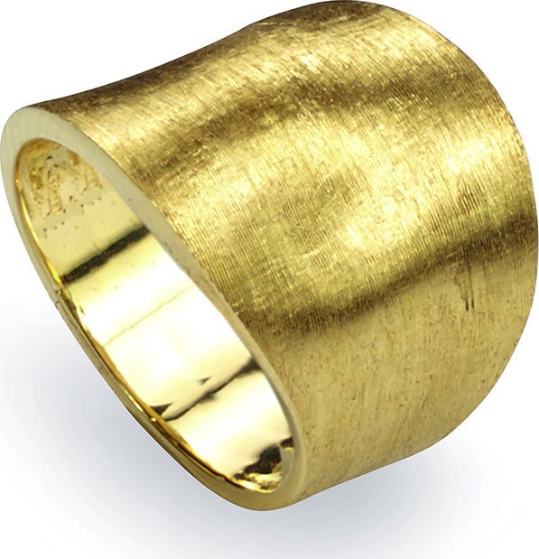 Marco Bicego Lunaria 18k Gold Medium Ring, Size 7