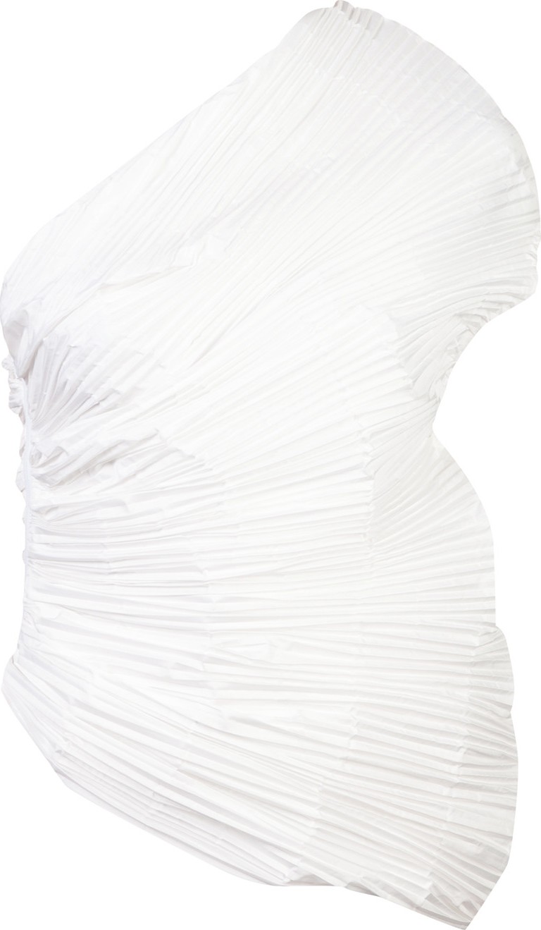 Rosie Assoulin one-shoulder blouse