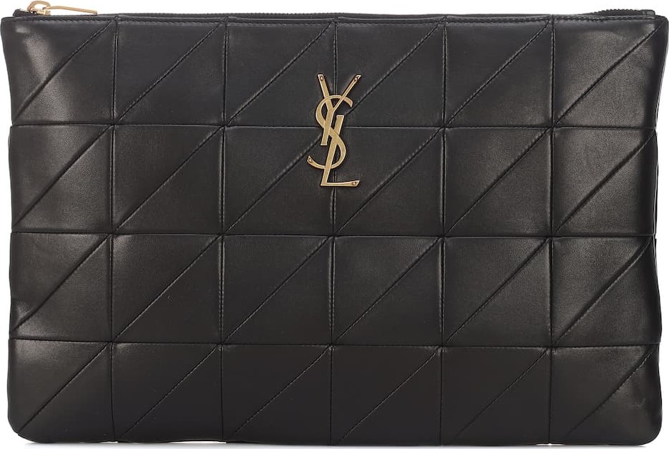 Saint Laurent Jamie leather clutch