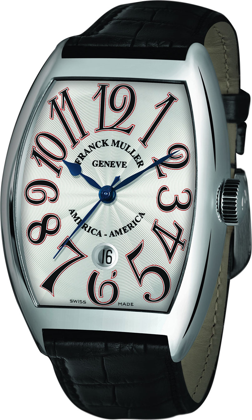 Franck Muller Men's Limited Edition USA Curvex Watch with Alligator Strap