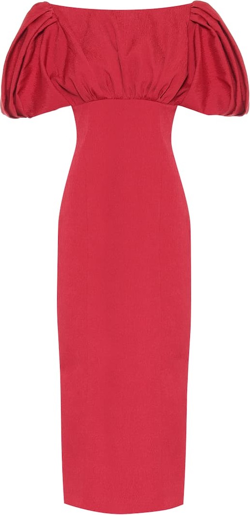 Emilia Wickstead Petunia cloqué midi dress