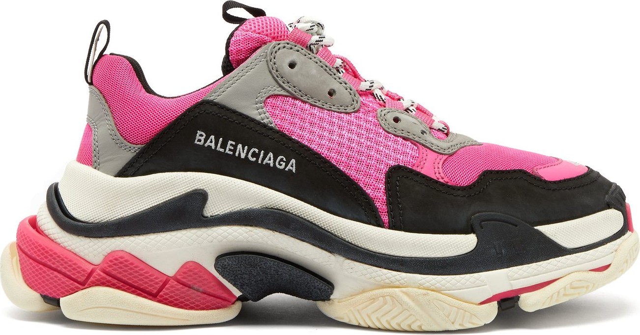 Balenciaga Triple S low-top leather trainers
