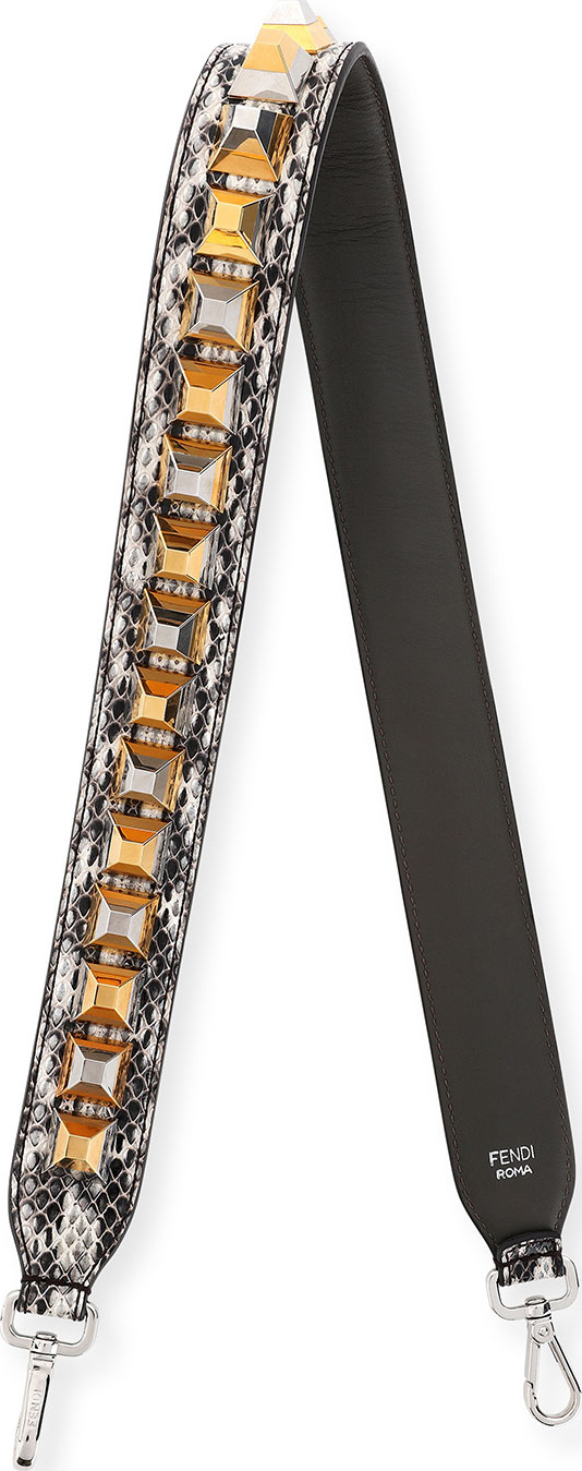 Fendi Strap You Snakeskin Shoulder Strap for Handbag