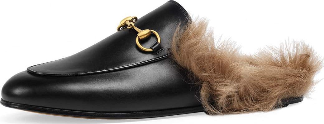 Gucci Princetown Fur Lined Mule