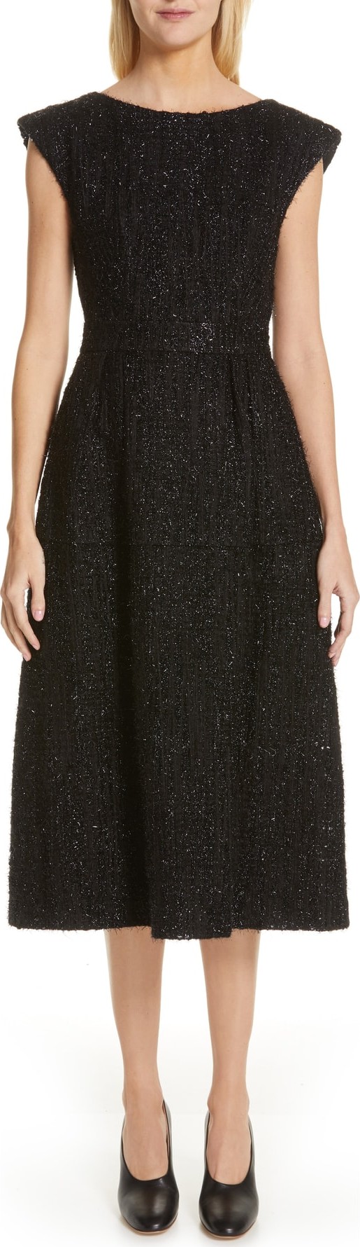 Co Metallic Tweed Dress