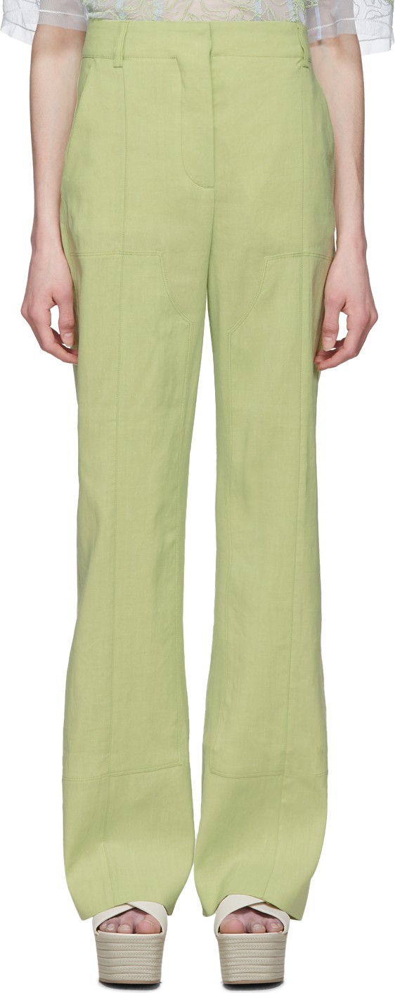 Jacquemus Green 'Le Pantalon Estero' Trousers