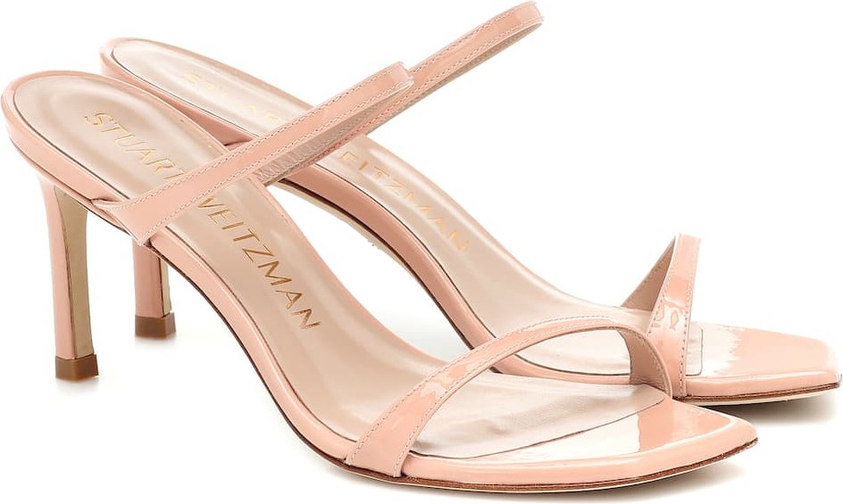 Stuart Weitzman Aleena patent leather sandals