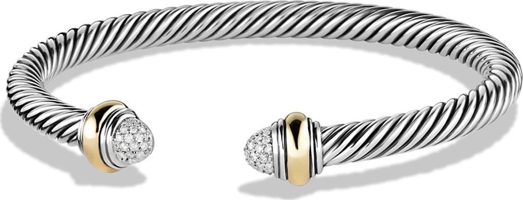 David Yurman Color Classics Bracelet with Diamonds and Gold